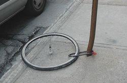 Locked wheel