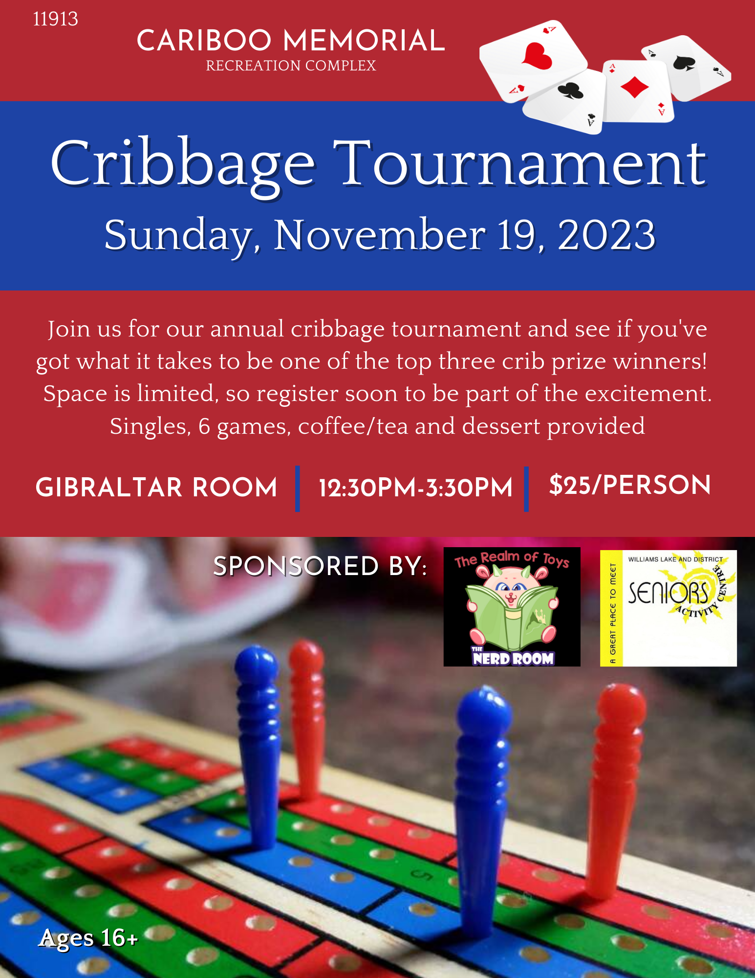 2023 Cribbage Tournament NOV 19